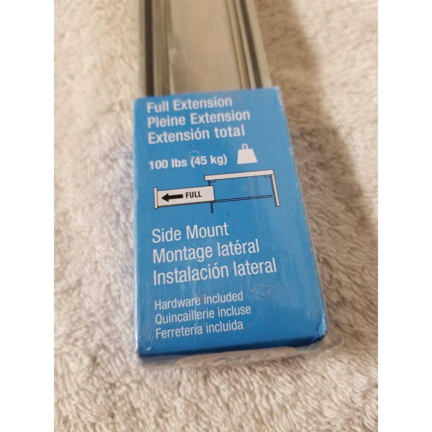 Richelieu 18-inch Zinc Full Extension Drawer Slide TU99072G18 - Image 5