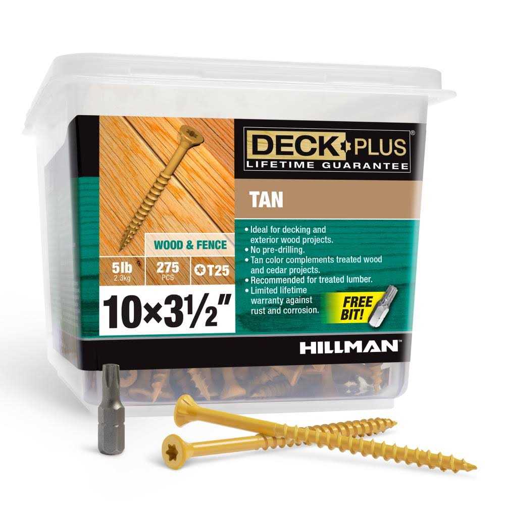 Hillman Deck Plus. Screws