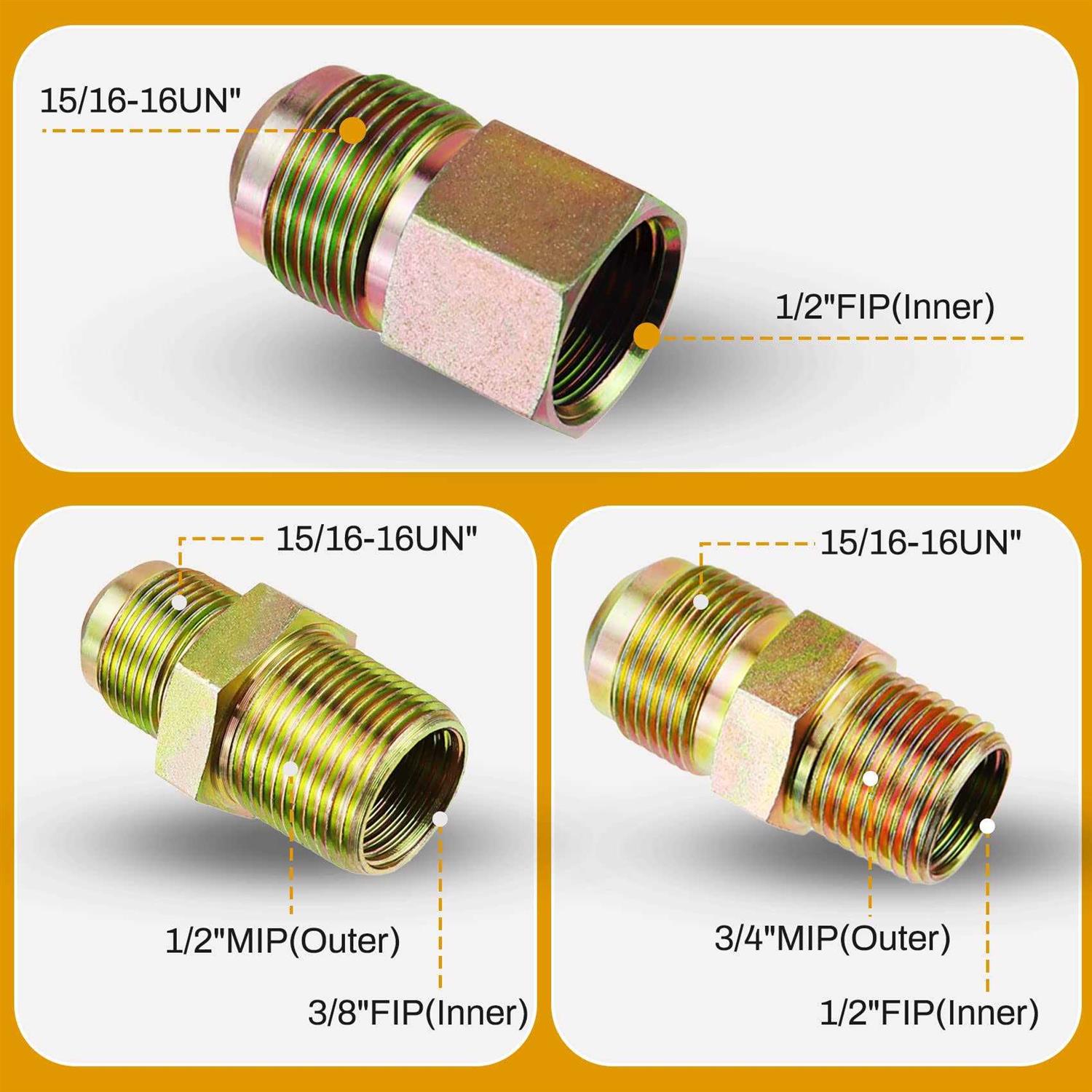 Hosile Flexible GAS Line Kit for Dryer Stove Range Stainless Steel GAS Dryer Connector Kit - Image 4