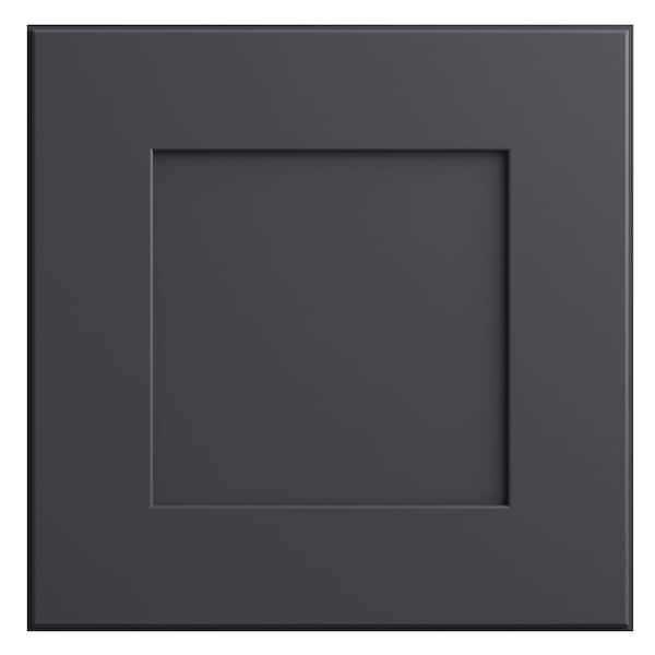 Home Decorators Collection Luxxe Cabinetry Newton 3-in W x 30-in H x 0.75-in D Deep Onyx Cabinet Fill Strip in Gray - Image 5