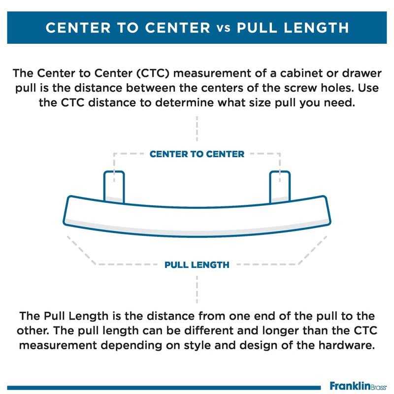 Franklin Brass P29520Z-B 3 Center to Center Bar Cabinet Pull P29520Z-CZ-B - Image 3