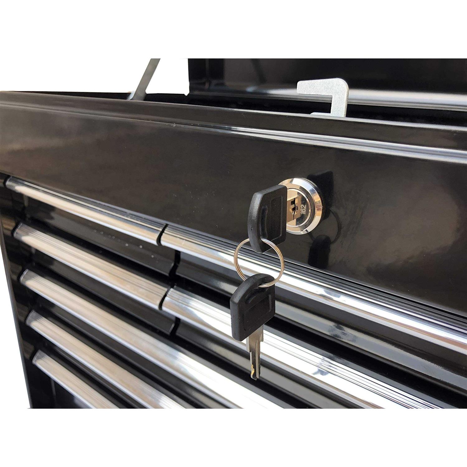 Workington Portable Metal Tool Chest Cabinet 9 Drawers - Image 3