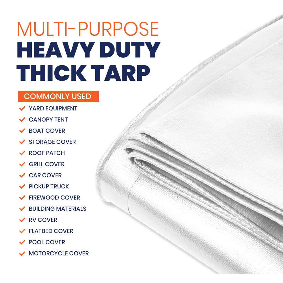 Extra Heavy Duty Mil Waterproof Cover Tarp Tarpco Safety - Image 5