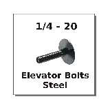 Hard-to-Find Fastener 1/4-20 Elevator Bolts Steel - Image 5