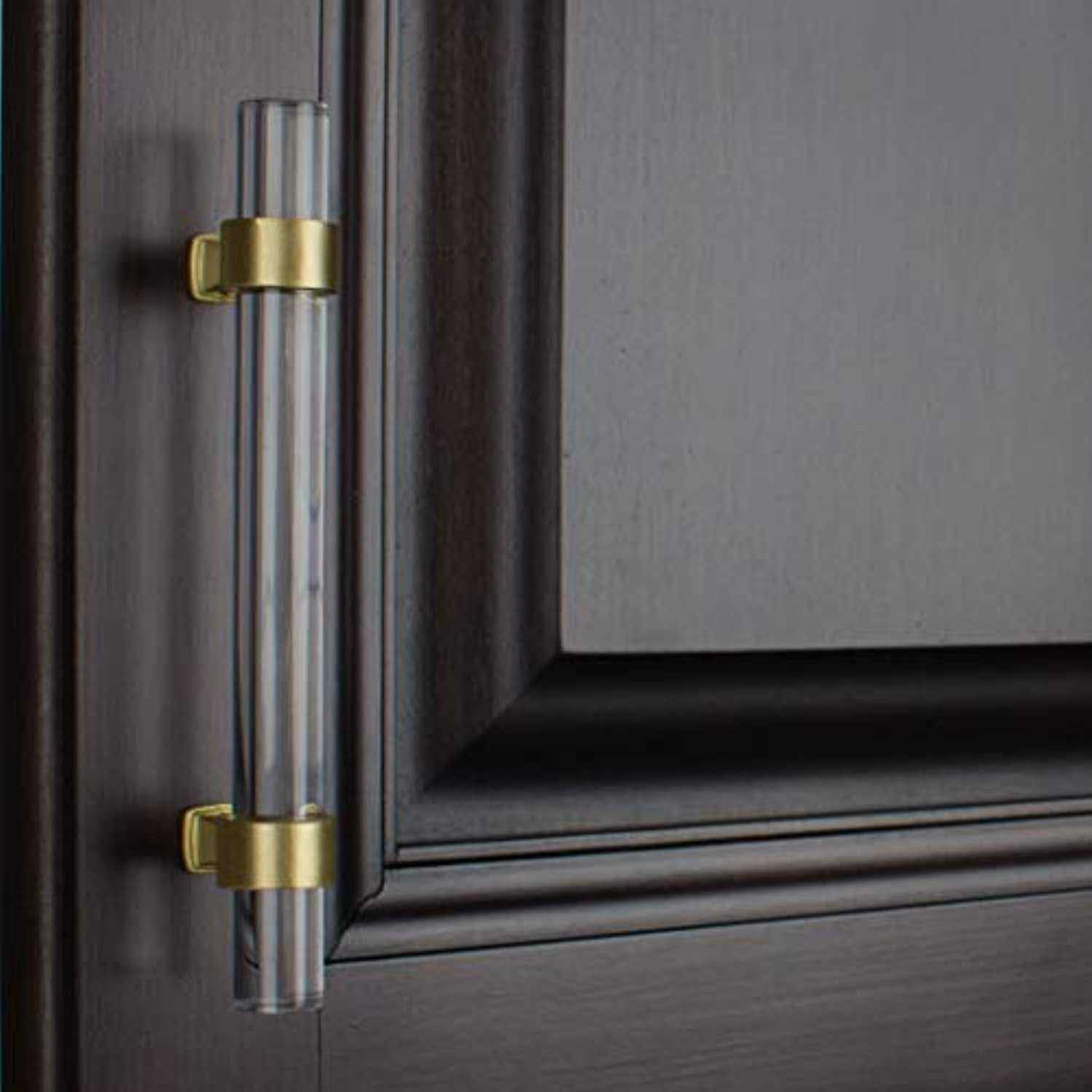 GlideRite 3.75 in. Center Acrylic Cabinet Bar - Image 5