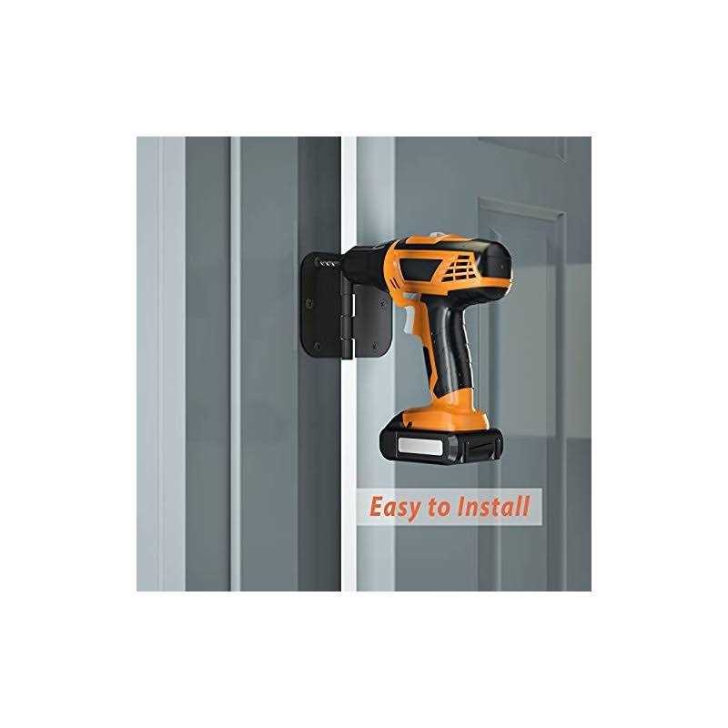 Hosom 48 Pack Rounded Door Hinges 3.5 x 3.5 inch - Image 3