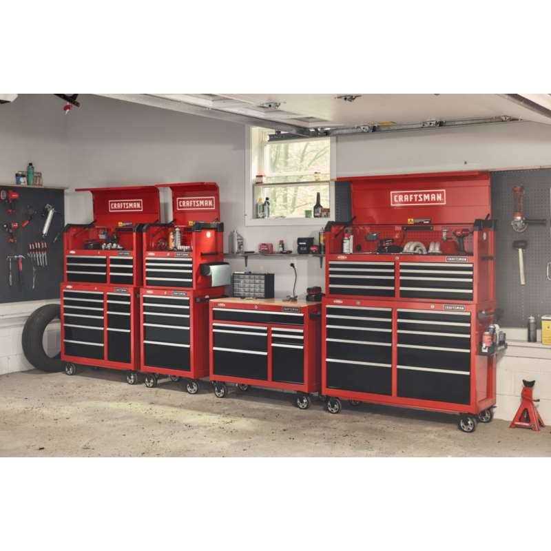 Craftsman 41 inch 10-Drawer Rolling Tool Cabinet - Image 5