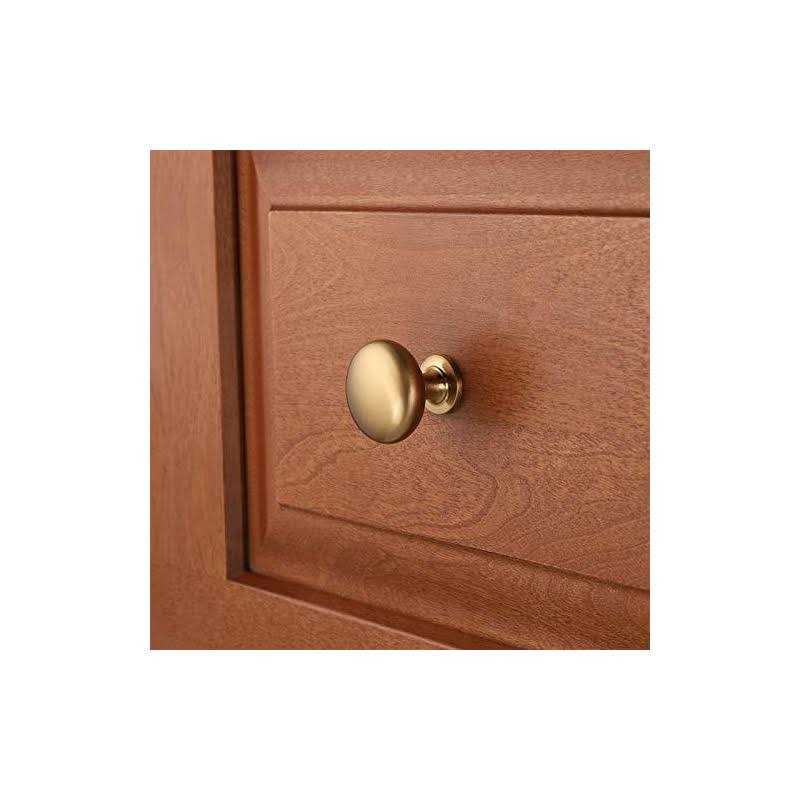 HOM-outdeer Solid,aged gold Round knob,Champagne Bronze 1-1/5 Diameter - Image 5