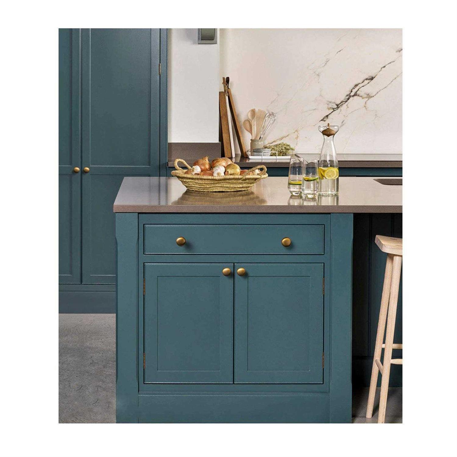 HOM-outdeer Solid,aged gold Round knob,Champagne Bronze 1-1/5 Diameter - Image 4