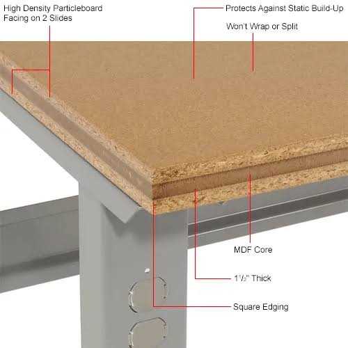 Global Industrial Adjustable Height Workbench - Image 4