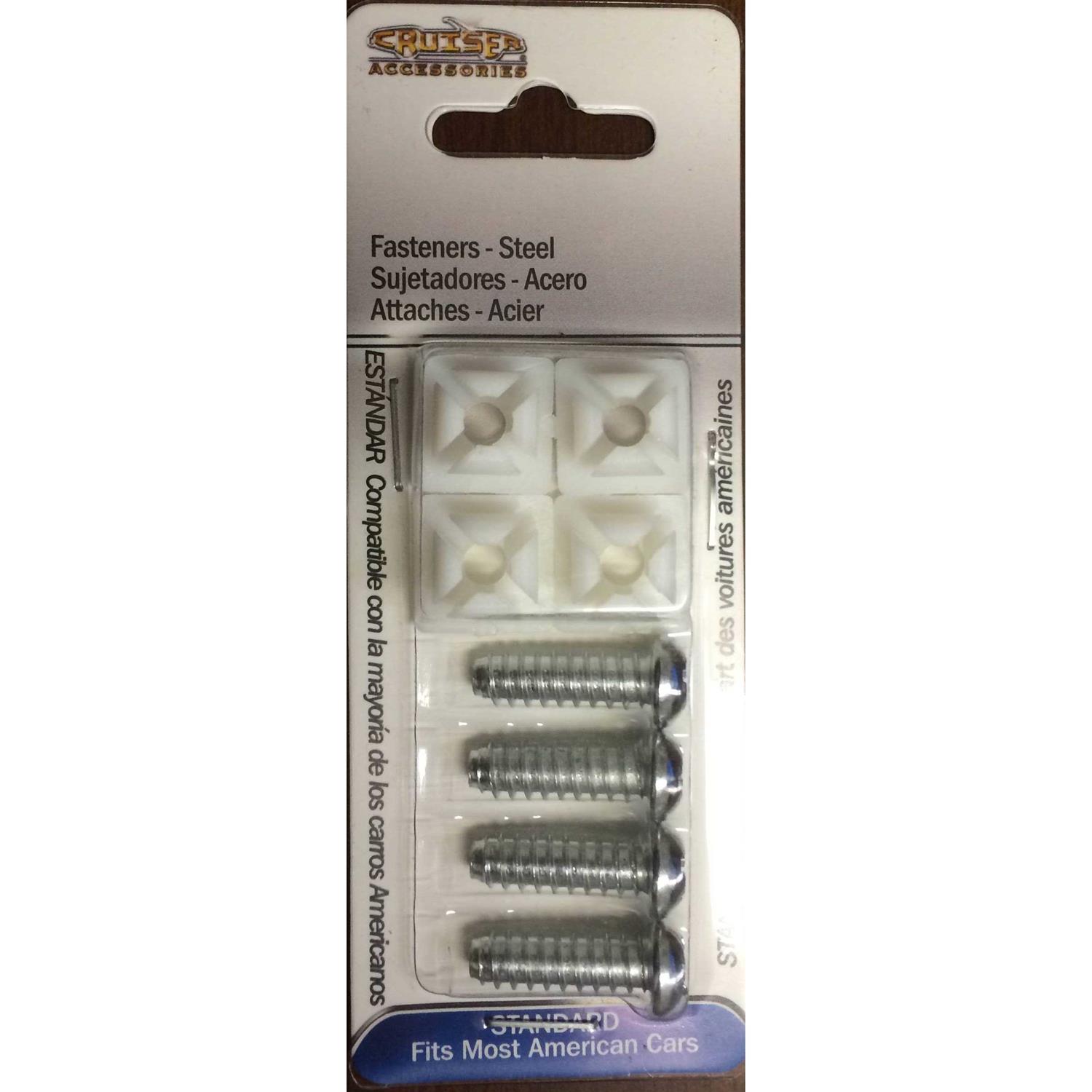 Cruiser Accessories Steel License Plate Fasteners - Image 3