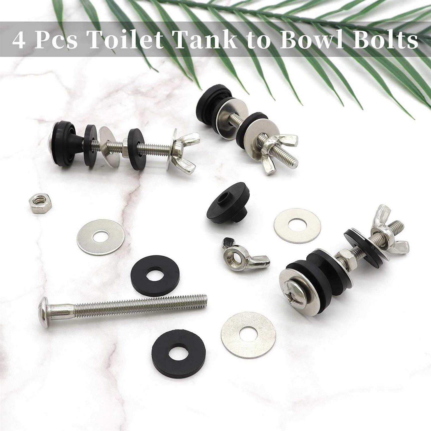 Heavy Duty Toilet Bolts, Rubber And Stainless Gaskets, And - Image 5