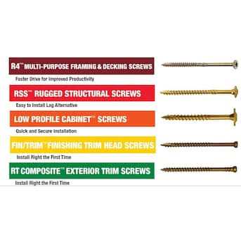 GRK Fasteners 5/16 in. x Star Drive Head Washer Rugged Structural Wood Screw - Image 3
