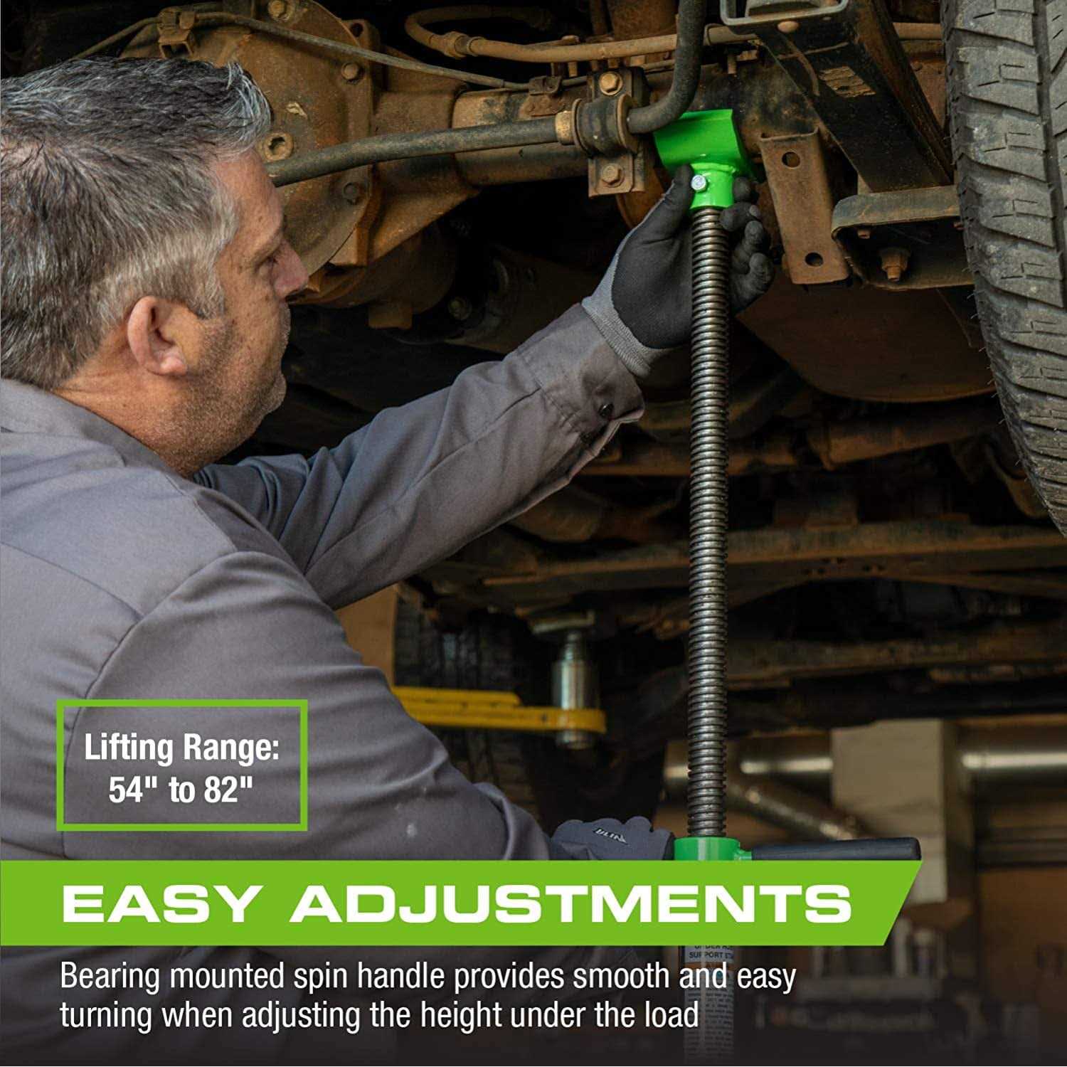 Arcan Underhoist Support Stand 3/4 Ton Capacity 12 Inch Diameter Base - Image 3