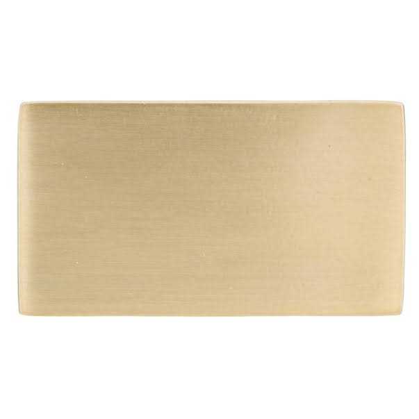 Richelieu BP8102116 1-9/16 inch Rectangular Cabinet Knob - Bronze - Image 5