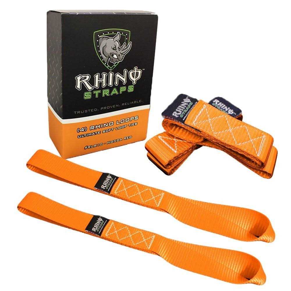 Rhino USA Soft Loop Motorcycle Tie Down Straps - Image 3