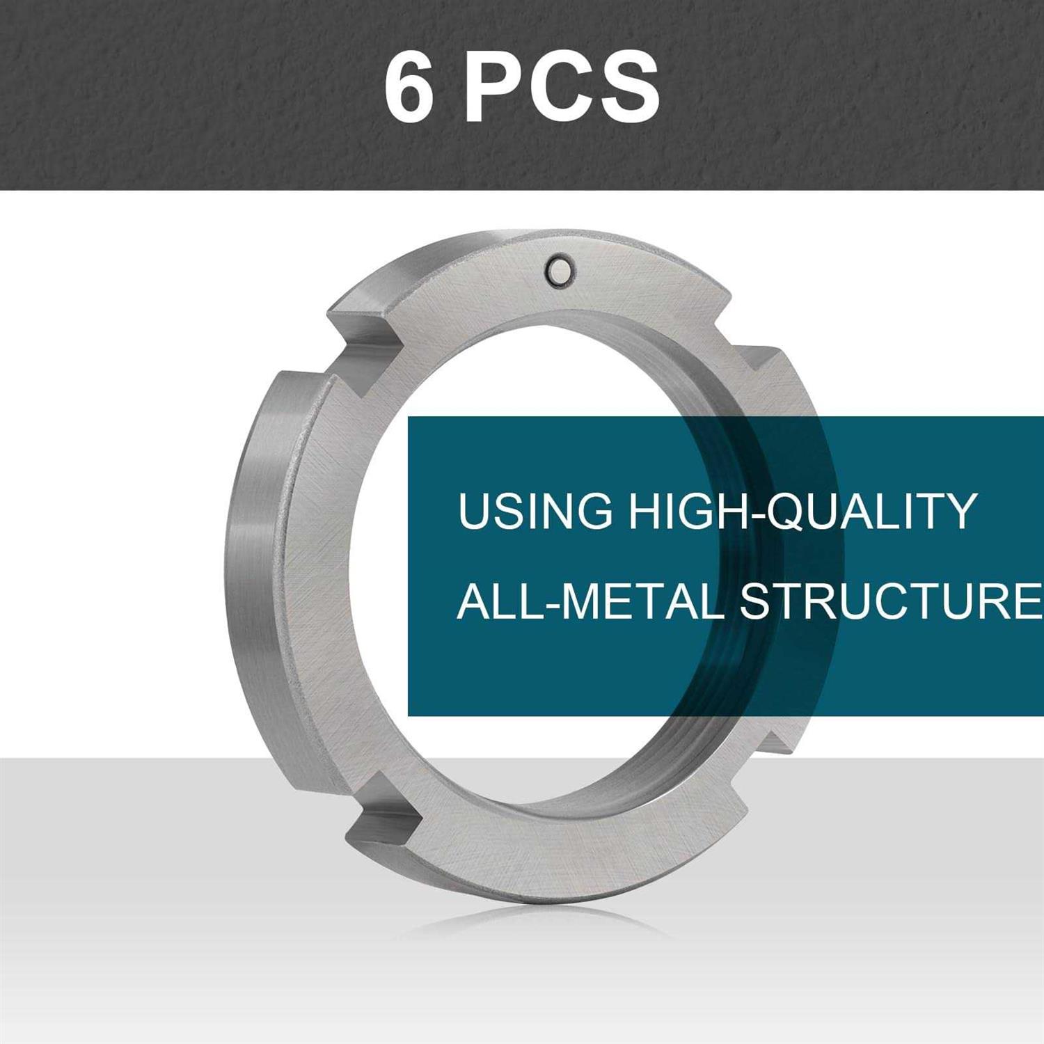 Both Sides 32720 Locking Hub Spindle Nut Conversion Kit, Compatible Dana 44 and 30 CJ and Scout Front and More - Image 4