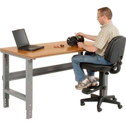 Global Industrial Global Industrial Adjustable Height Workbench C Channel Leg - Image 3