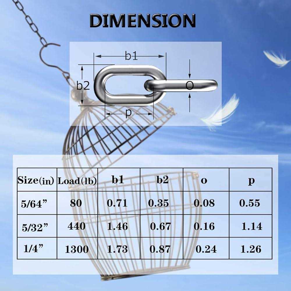 Ekunbuy Stainless Steel Link Chain 304 Stainless Steel Link Proof Coil Chain Heavy Duty Chains Hanging Safety Chain for Swing Plants Anti-Theft - Image 3