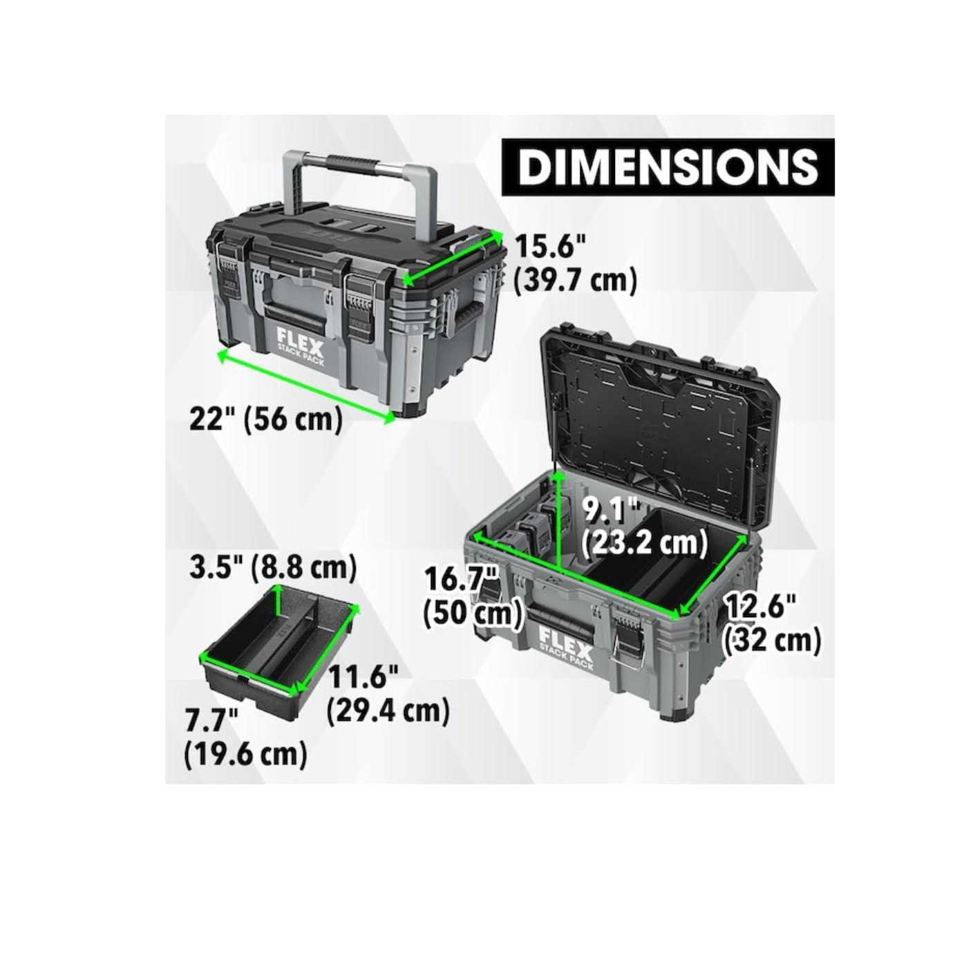 FLEX Stack Pack Medium Tool Box FS1102 - Image 4
