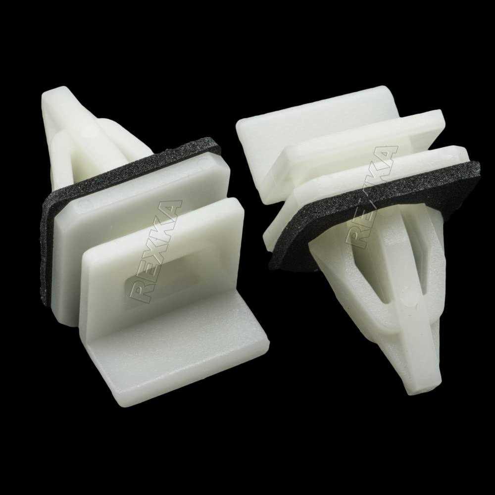 Rexka Rocker Panel Moulding Clip for Honda Acura 91513-SM4-000 Accord - Image 4