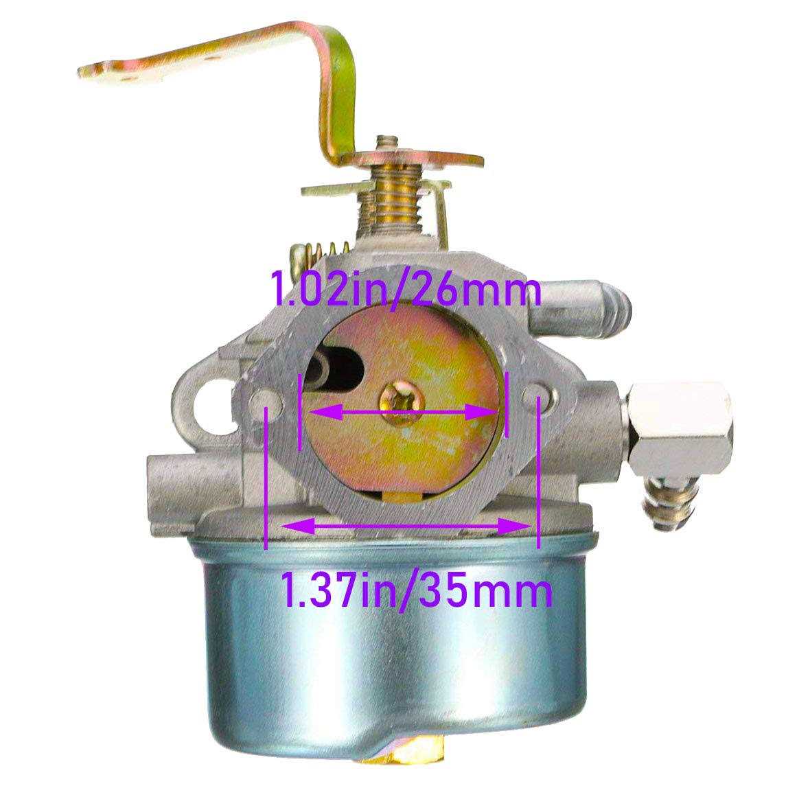 LIYYOO 640152 Carburetor for Tecumseh 640152A 640023 640051 640140 640152 HM80 HM90 HM100 8-10 HP Engine Snow Blower Mower 5000w Generator - Image 5