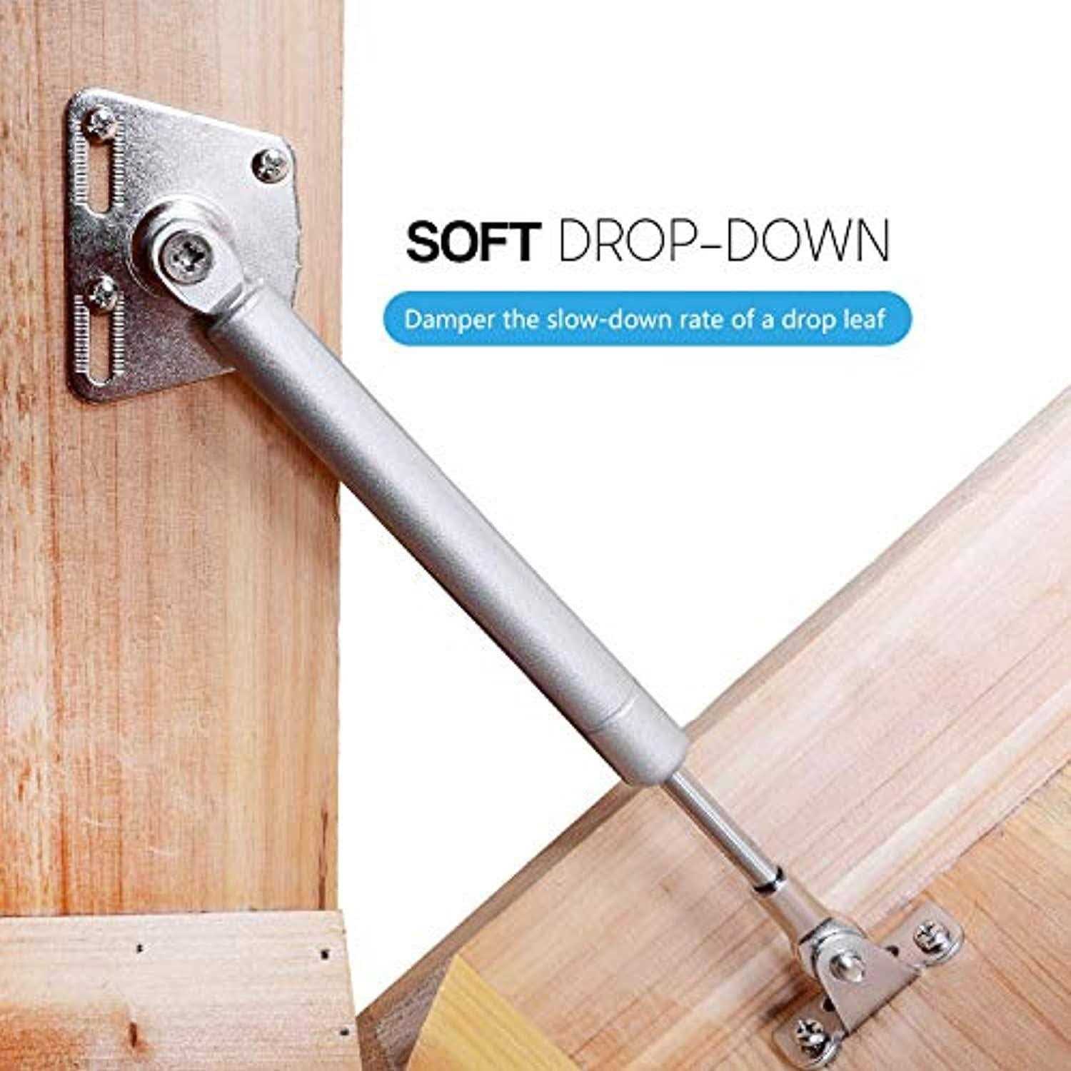 douper 100n/22lb gas spring hinge slow down Drop Leaf of cabinets Desks Slowly Open Drop Leaf Pack of 2 - Image 4