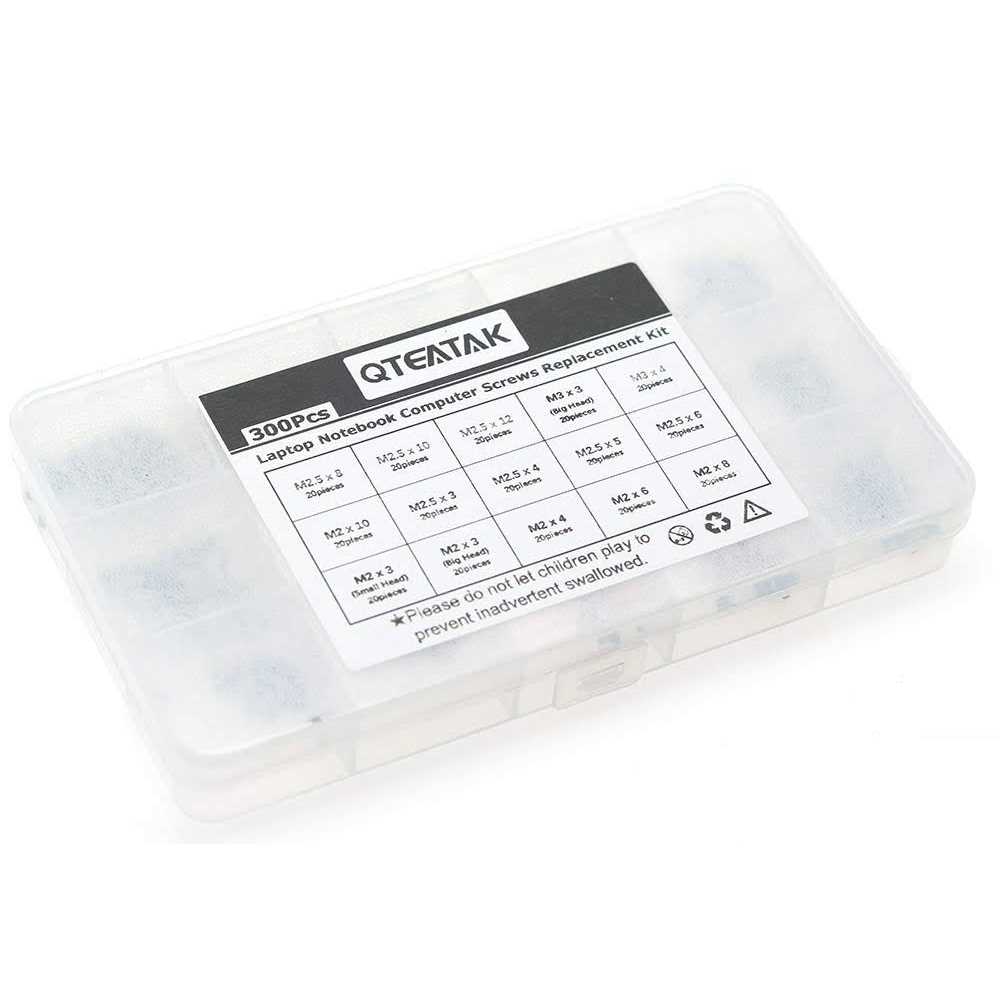 Qteatak 300Pcs Laptop Notebook Computer Replacement Screws Kit for Lenovo Toshiba Gateway Samsung HP IBM Dell Sony Acer Asus SSD Hard Disk Sata - Image 5