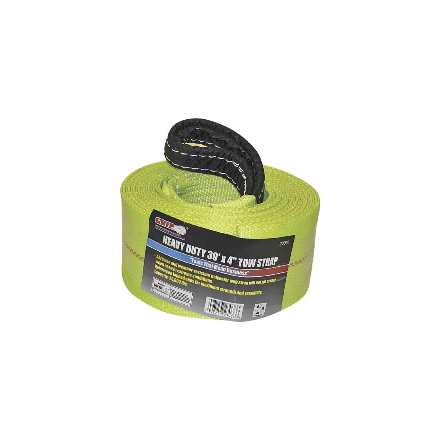 Grip 30 ft x 4 in Heavy Duty Tow Strap 23036 - Image 3