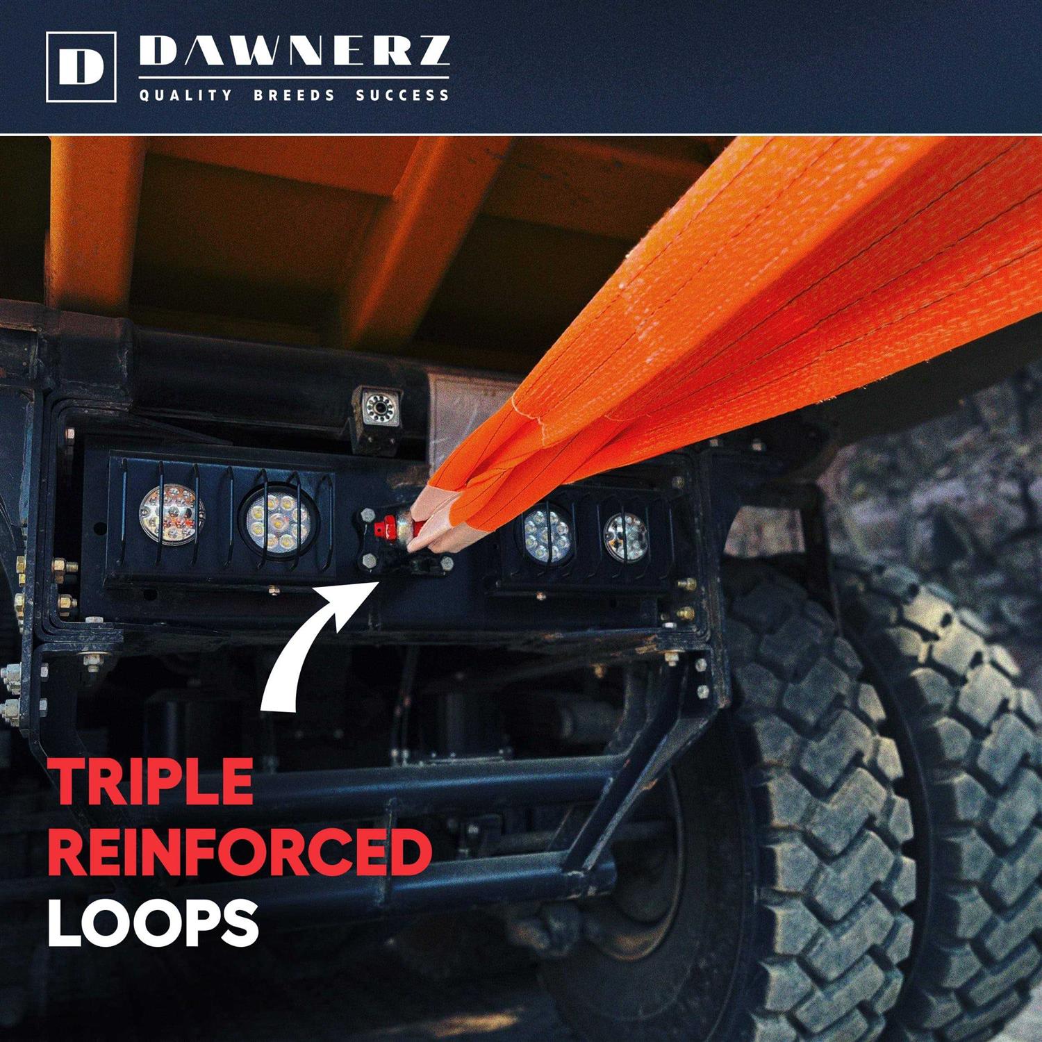 Dawnerz Heavy Duty Tow Strap Dump Trucks - Image 3