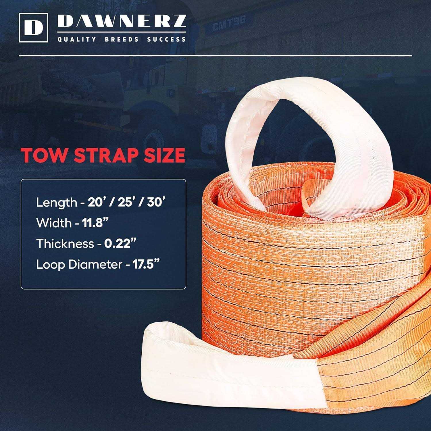 Dawnerz Heavy Duty Tow Strap Dump Trucks - Image 4