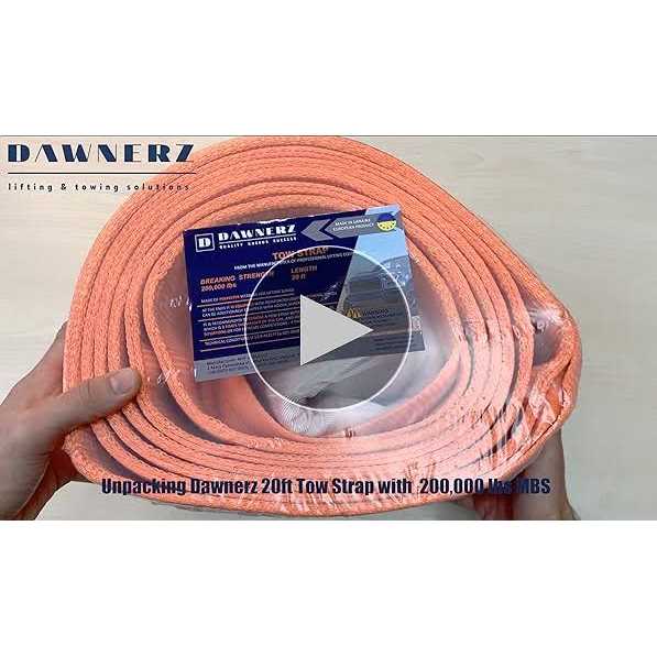 Dawnerz Heavy Duty Tow Strap Dump Trucks - Image 5