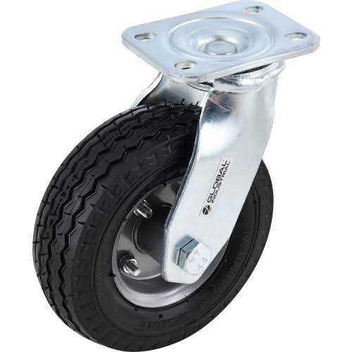 Global Industrial 6 Pneumatic Caster Kit For 6-8BU Plastic Bulk Box Truck 800473 - Image 3