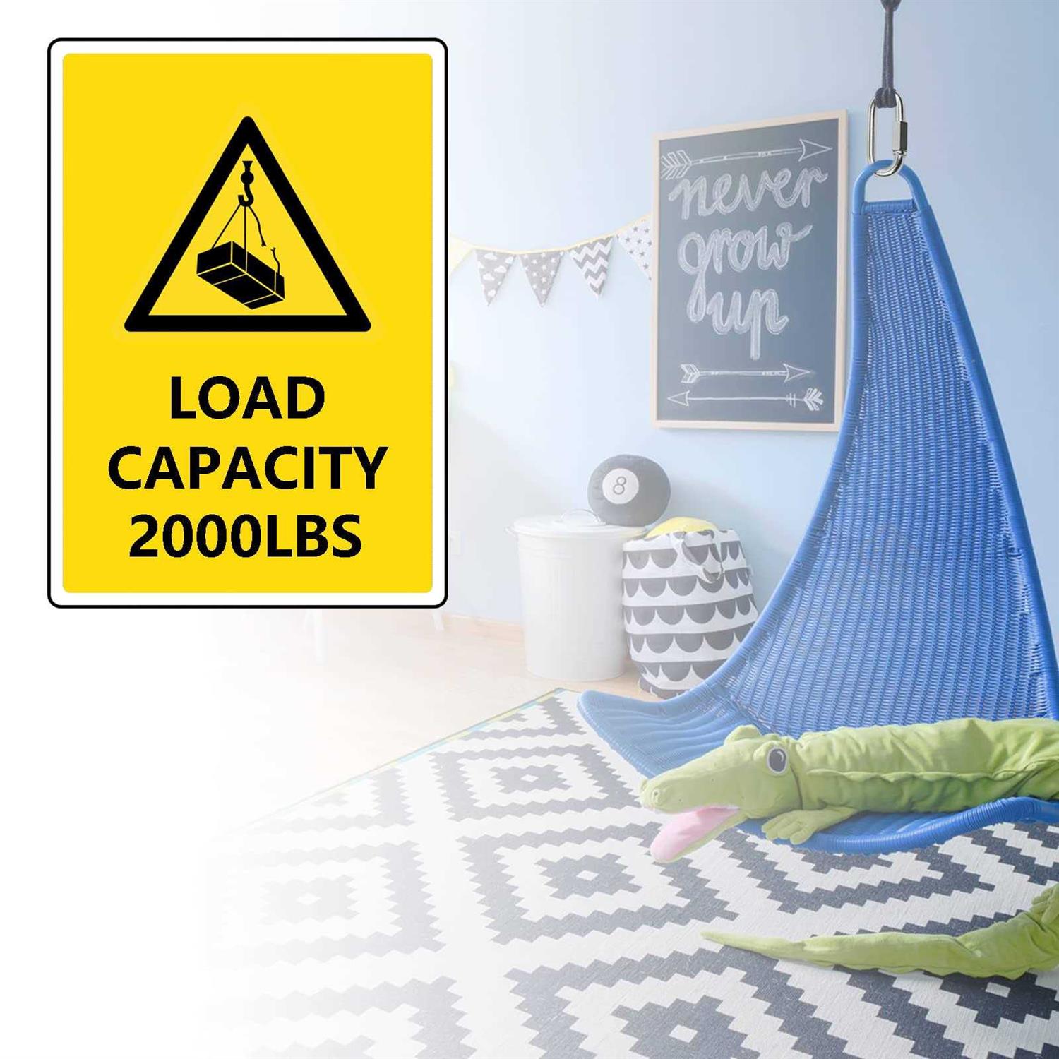 EVANCENT 50Pcs Quick Links 1/4” Chain Links Connector 620lbs Capacity Heavy Duty Carabiner Clips - Image 3