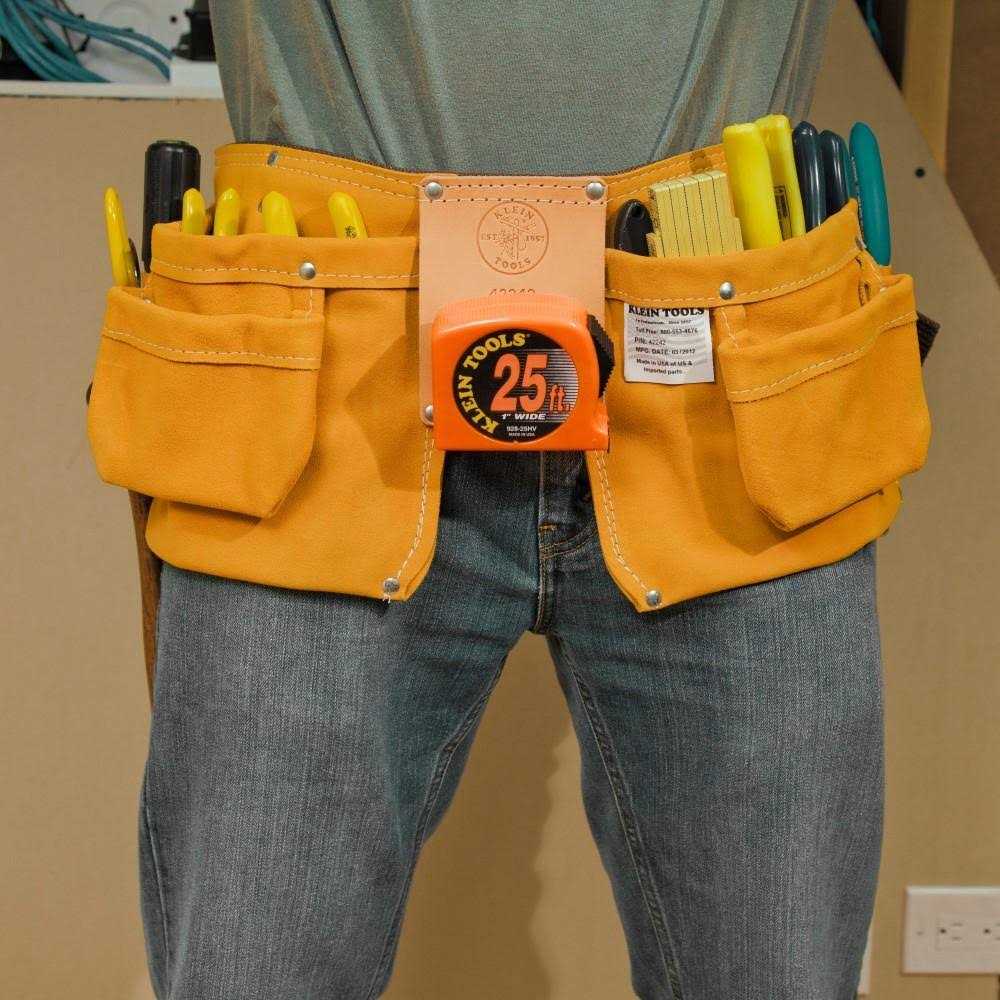 Klein Tools 42242 Nail/Screw and Tool Pouch Apron - Image 2