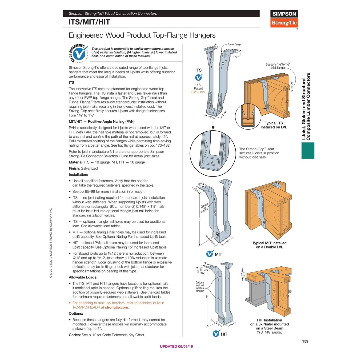 Simpson Strong-Tie Top Flange I-Joist Hanger ITS2.37/ - Image 4