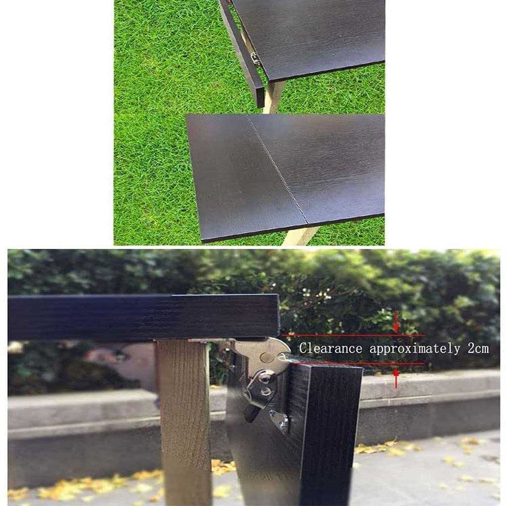 4 Pcs Foldable Support Bracket -self-locking Hinge Leg Fittings and Corner Brace - Image 5