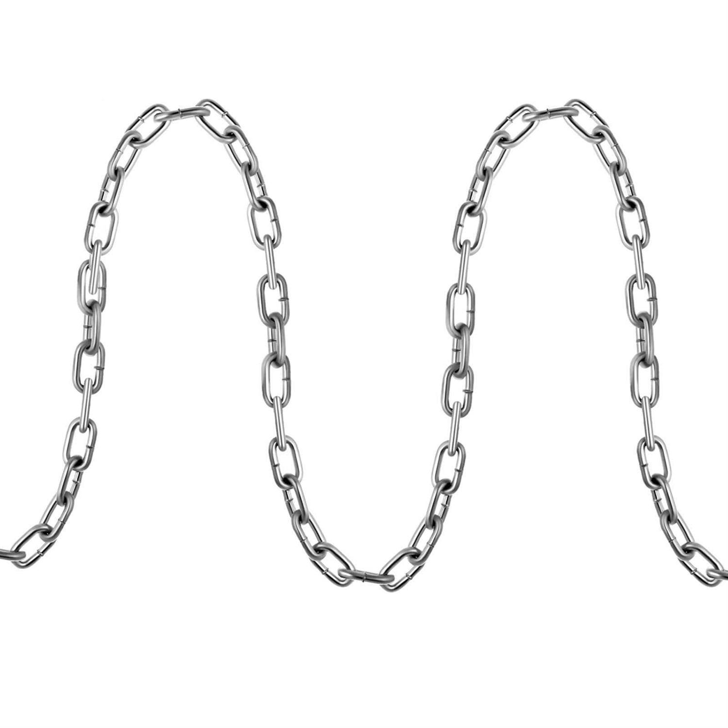 Vevor Grade 30 Chain by 100Ft Length Grade 30 Proof Coil Chain Zinc Plated Grade 30 Chain for Towing Logging Agriculture and Guard Rails - Image 5