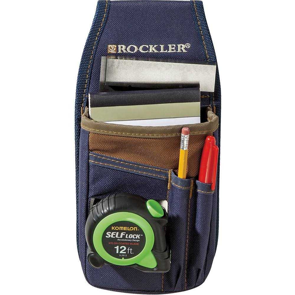 Rockler Measuring Tool Pouch with Belt Clip for Woodworkers – Tool Organizer for Carpenters – Heavy-Duty Woodworking Tools and Accessories – Clip-On - Image 4