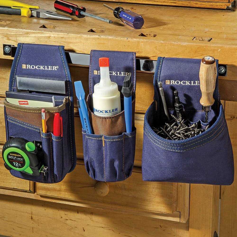 Rockler Measuring Tool Pouch with Belt Clip for Woodworkers – Tool Organizer for Carpenters – Heavy-Duty Woodworking Tools and Accessories – Clip-On - Image 5