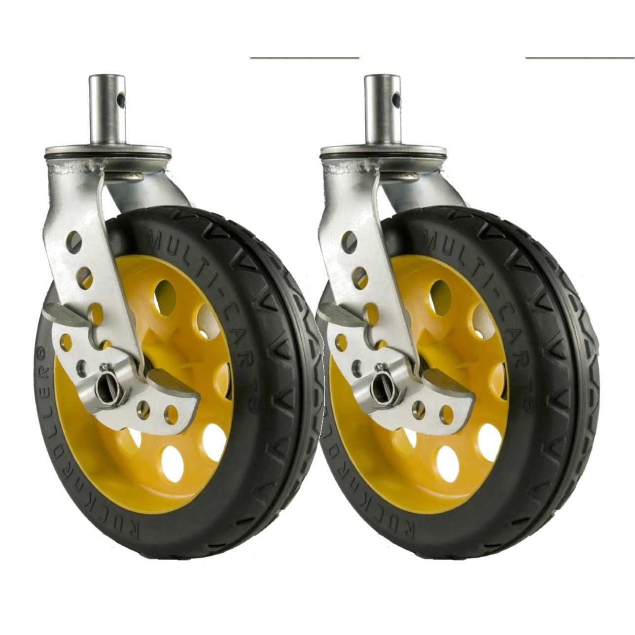 Rock N Roller RCSTR6X3 6x3 Ground Glider Caster with Brake - Image 4