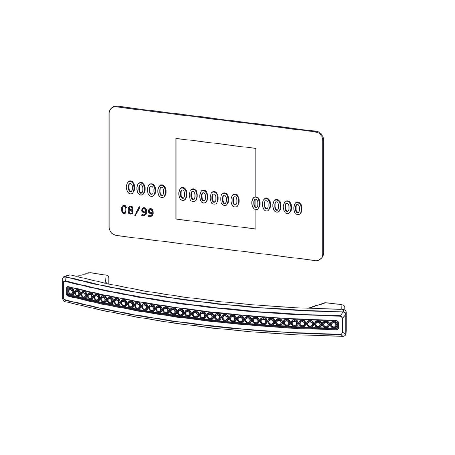 Wisdom Stone 410196CH-AQ Portofino Cabinet Pull - Image 3