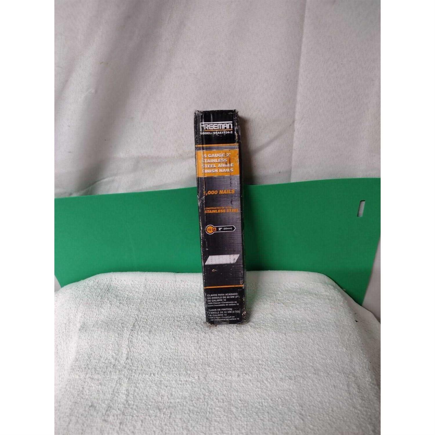 Freeman 2 in. 15 Gauge 34 Degree Angle Stainless Steel Finish Nails SSAF1534-2 - Image 4