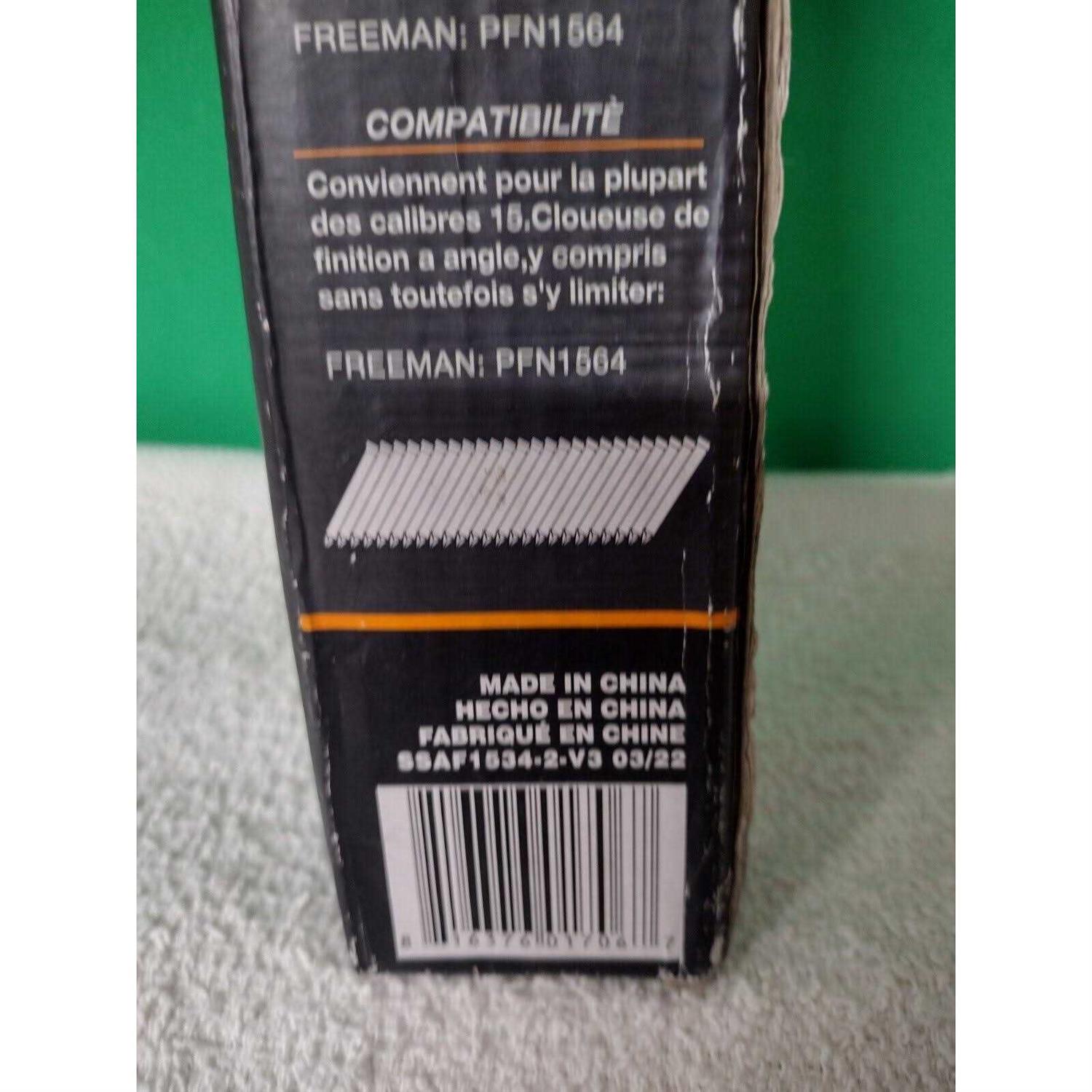 Freeman 2 in. 15 Gauge 34 Degree Angle Stainless Steel Finish Nails SSAF1534-2 - Image 5