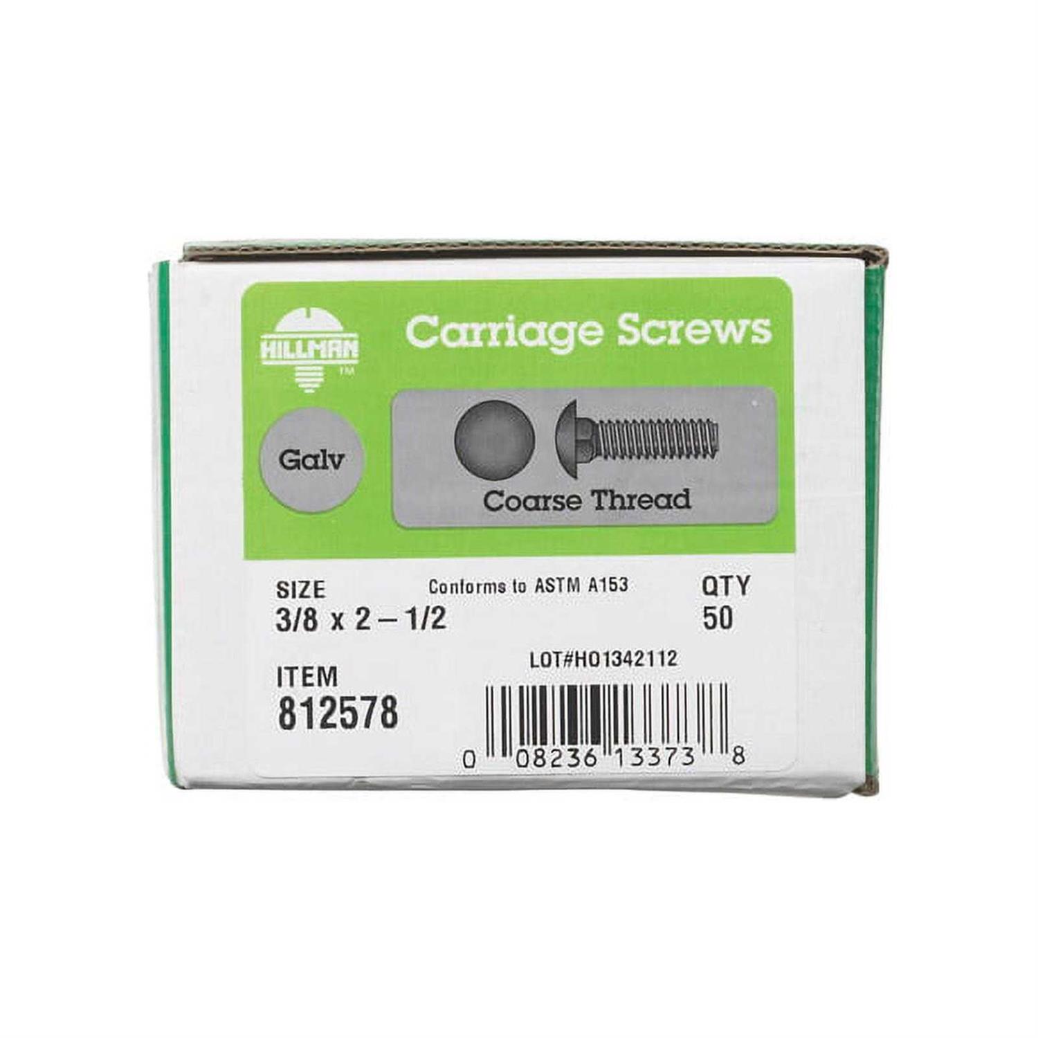 Hillman Hot Dipped Galvanized Carriage Bolt - Image 5