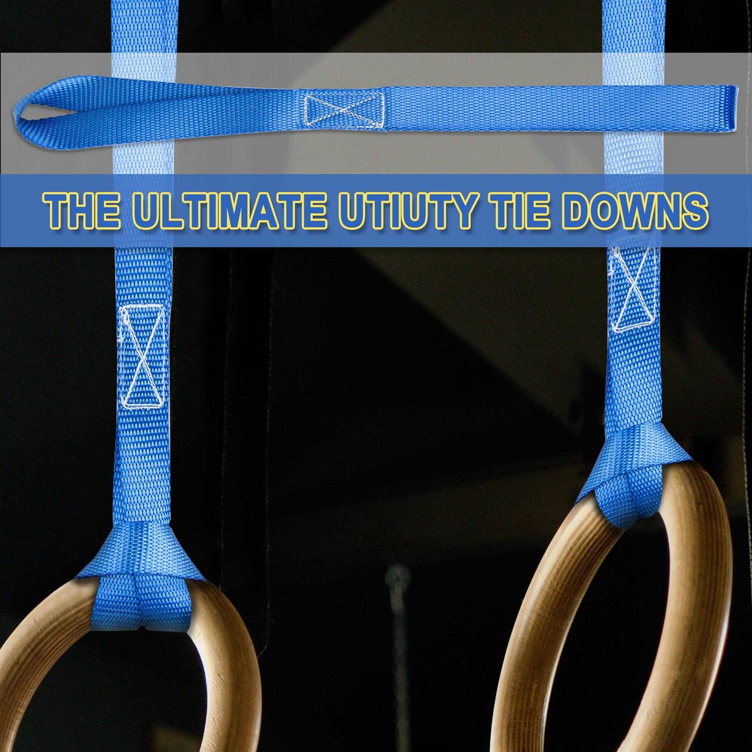 Cartman Soft Loop Motorcycle Tie Down Straps Loops for Secure - Image 4