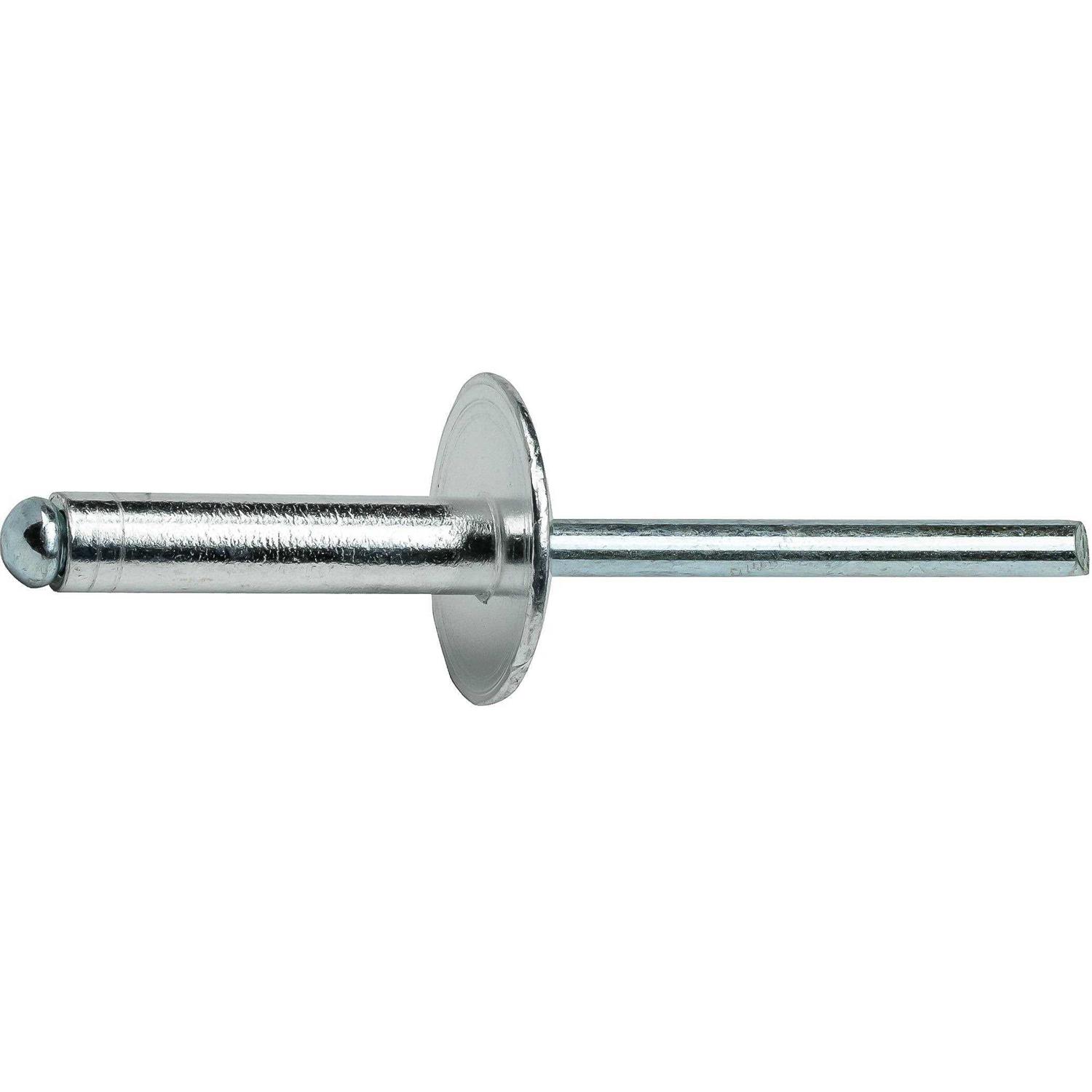 Fastenere.com 3/16 Large Flange Head Pop Rivets Aluminum Body Steel Mandrel Qty - Image 4