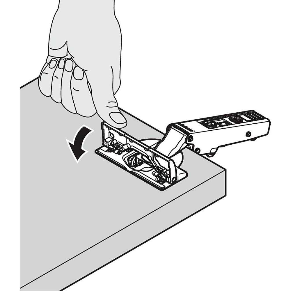 Blum 73B3550 BLUMOTION Full Overlay Screw-On Cabinet Door Hinges - Image 3