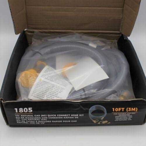 Firman 1805 10' Natural Gas Hose with Storage Strap - Image 4