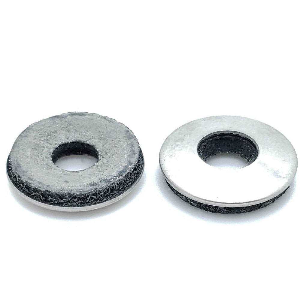 BCP Fasteners 100 Qty #8 Stainless Steel EPDM Bonded Sealing Neoprene Rubber Washers - Image 3